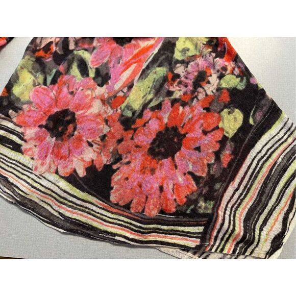 Nic + Zoe pullover sweater v-neck w/asymmetrical he - Picture 4 of 5